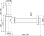 Сифон для умывальника DN32 DESIGN круглый, белый-гланец Сифон для умывальника DN32 DESIGN круглый, белый-гланец