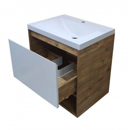 Комплект мебели Monaco Wood 600х480 подвесной 1 ящик (ШхГхВ) 598х476х607