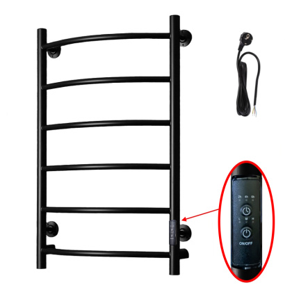 Полотенцесушитель Пэк сп 5 80х50 черный ВГП