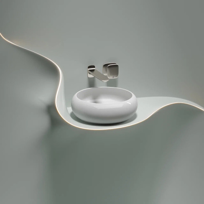 Умывальник чаша накладная круглая Element 360*360*120мм Умывальник чаша накладная круглая Element 360*360*120мм