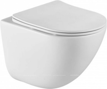 AMANDA Чаша унитаза подвесного безободкового с креплением BB051CHR AMANDA Чаша унитаза подвесного безободкового с креплением BB051CHR