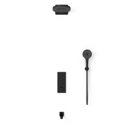 Душевой комплект VSFW-433TI1MB встраиваемый, черный