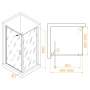 Душевой уголок 100* 90*195 RGW SV-145B (SV-05B + Z-050-2B) Прямоуг./Чёрный/Прозрачное/8 мм (Easy) Душевой уголок 100* 90*195 RGW SV-145B (SV-05B + Z-050-2B) Прямоуг./Чёрный/Прозрачное/8 мм (Easy)