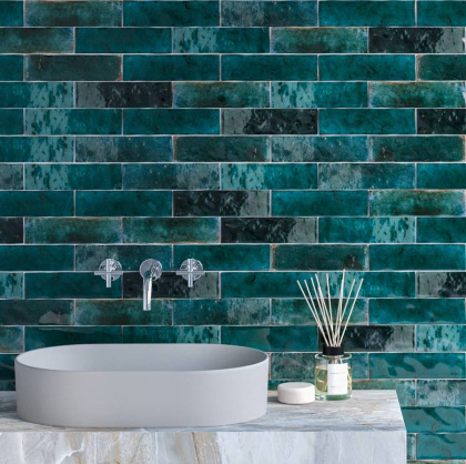 Керамогранит M6RR Lume Blue 6х24 Керамогранит M6RR Lume Blue 6х24