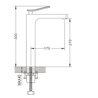 Смеситель для раковины латунь R2311F