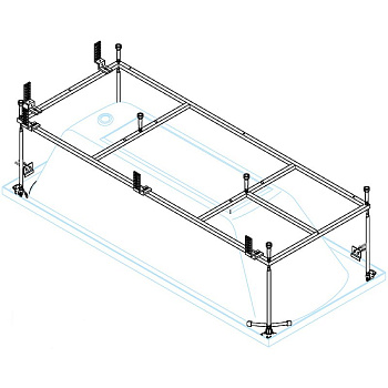 Металлический каркас для акриловой ванны CEZARES PLANE-200-90-MF-R