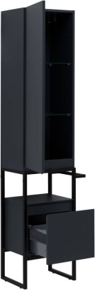 Шкаф-пенал Allen Brau Priority 40 1.31006.AM L антрацит матовый Шкаф-пенал Allen Brau Priority 40 1.31006.AM L антрацит матовый