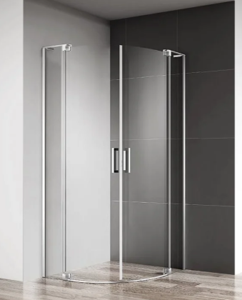 SLIDER-R2-WL/SSN-Cr Пристенные профили для распашных дверных полотен