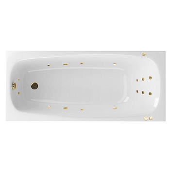 Ванна EXCELLENT Layla 180x80 "SMART" (золото)