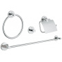 Набор аксессуаров GROHE Essentials из 4 предметов, 27х69 см, хром, 40776001
