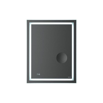 M91AMOX0553WG Универсальное зеркало с контурной Led-подсветкой, часами и косметическим зеркалом, 55 M91AMOX0553WG Универсальное зеркало с контурной Led-подсветкой, часами и косметическим зеркалом, 55