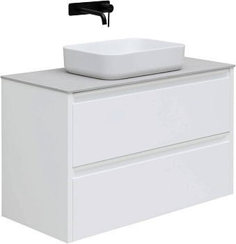 Тумба под раковину Allen Brau Fantasy 100 1.11003.WM белый матовый Тумба под раковину Allen Brau Fantasy 100 1.11003.WM белый матовый