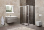 Душевой уголок BelBagno UNIQUE-AH-1-110/125-80-C-Cr Душевой уголок BelBagno UNIQUE-AH-1-110/125-80-C-Cr