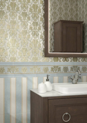 Декор VT\В165\6402 Борромео 25*40*8 (уп\10шт), шт