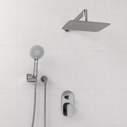 A14031 Встраиваемый комплект для душа с верхней душевой насадкой и лейкой Wasserkraft