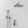 A14031 Встраиваемый комплект для душа с верхней душевой насадкой и лейкой Wasserkraft A14031 Встраиваемый комплект для душа с верхней душевой насадкой и лейкой Wasserkraft