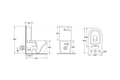 Сливной бачок Aquanet Cetus 2.0 C2 LX-2903 Сливной бачок Aquanet Cetus 2.0 C2 LX-2903