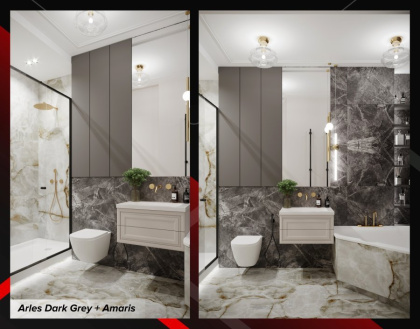 Керамогранит Arles Dark Grey 60*120 (2 шт-1,44 м2) Керамогранит Arles Dark Grey 60*120 (2 шт-1,44 м2)