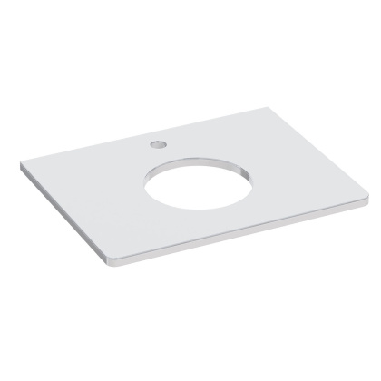 Столешница OLIVIA 65см под 1 раковину из стекла, цвет: Белый Столешница OLIVIA 65см под 1 раковину из стекла, цвет: Белый