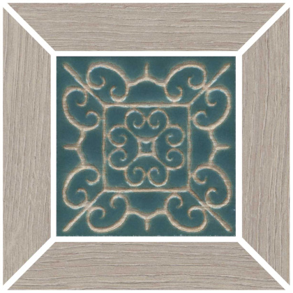 Вставка Тровазо наборный серый матовый 13x13x0,9