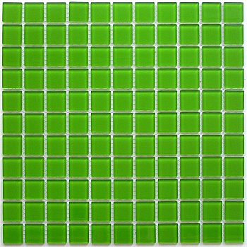 Мозаика стеклянная Green Glass (чип 4*25*25) 300*300(22шт-1.98м2), м2