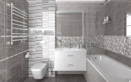 Плитка настенная Escada серый 20x60 (10шт/1,2м2), м2