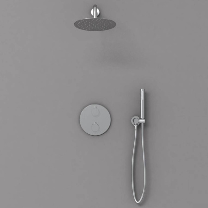 Душевой комплект VSFW-101TCH термостатический встраиваемый, двухрежимный, хром