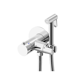 Смеситель с гигиеническим душем Allen Brau Thermo Rund 5.60001-00 (с внутренней частью) хром