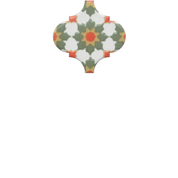 Декор OS\A40\65000 Арабески Майолика орнамент 6.5*6.5*7 (уп\26шт), шт