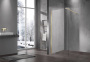 Душевая перегородка Walk-In VSW-1H700CLG, 700*2000, матовый золотой, стекло прозрачное
