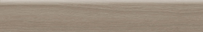 Плинтус Альберони коричневый светлый матовый обрезной 60x9,5x0,9