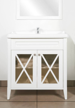 Тумба под раковину Creto Vetra 80, белая Тумба под раковину Creto Vetra 80, белая