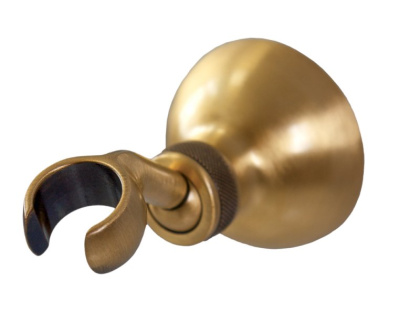 APHRODITE-KD-02 Ручной душ со шлангом 150 см и держателем Исполнение: Бронза, Ручки: Белая 