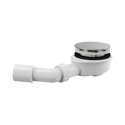 Сниженный сифон для толстостенного душевого поддона, хром Сниженный сифон для толстостенного душевого поддона, хром