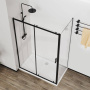 Душевой уголок City VSR-5CT9012CLB, 1200*900, черный, стекло прозрачное Душевой уголок City VSR-5CT9012CLB, 1200*900, черный, стекло прозрачное