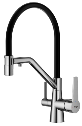 Смеситель Raglo для кухни со съемным гибким изливом, с магнитным фиксатором излива, с подключением фильтра питьевой воды R80.62.05