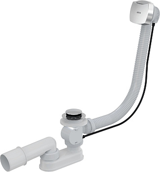 Сифон для ванны автомат комплект, хром Сифон для ванны автомат комплект, хром