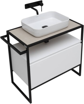 Тумба под раковину Allen Brau Priority 80 1.31002.WM белый матовый