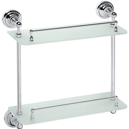 Стеклянная полка Bemeta Retro chrom 144301122 Хром Стеклянная полка Bemeta Retro chrom 144301122 Хром