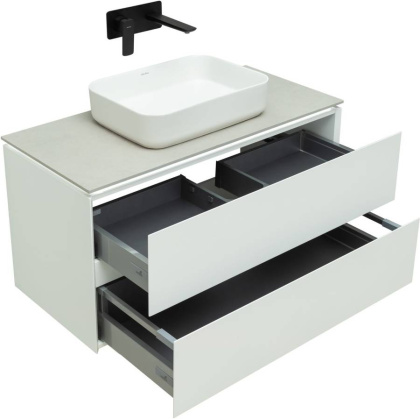 Тумба под раковину Allen Brau Infinity 100 1.21003.WM белый матовый Тумба под раковину Allen Brau Infinity 100 1.21003.WM белый матовый
