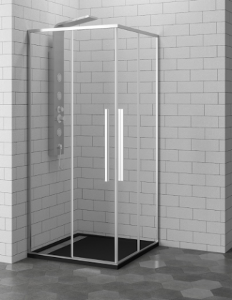 Душевой уголок RGW Stilvoll SV-31 100x100 профиль Хром стекло прозрачное
