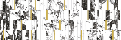 Настенная вставка Meissen Keramik White stream темно-серый 25x75 A16517 Настенная вставка Meissen Keramik White stream темно-серый 25x75 A16517