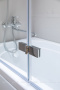 Шторка для ванны Aquanet Beta 4 NF6222-hinge, прозрачное стекло