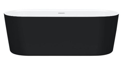 Акриловая ванна Riho Modesty 170 velvet - CHROMSPARKLE SYSTEM