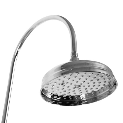 DIAMOND-CVD-01-Sw Душевая стойка со смесителем для ванны Исполнение: Хром, Ручки: Swarovski 