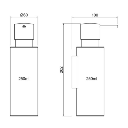 Дозатор Timo Saona 13339/17 золото матовое