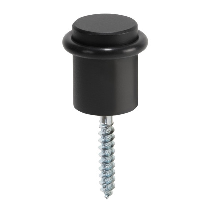 Дверной упор напольный, черный