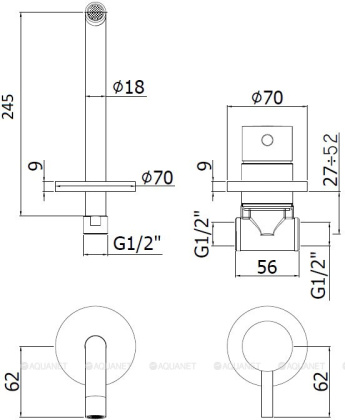 Смеситель для раковины Paffoni Light LIG007CR70 (с внутренней частью) Смеситель для раковины Paffoni Light LIG007CR70 (с внутренней частью)
