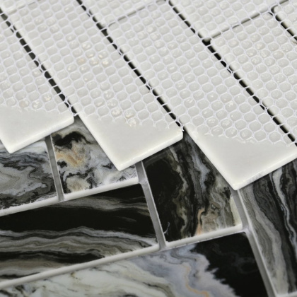 Мозаика Bonaparte Стеклянная Hadar Black 26,8х26,8 см Мозаика Bonaparte Стеклянная Hadar Black 26,8х26,8 см