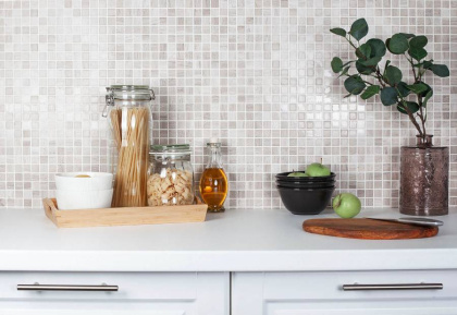 Мозаика, нат. мрамор, GREY POLISHED 20х20, Classic